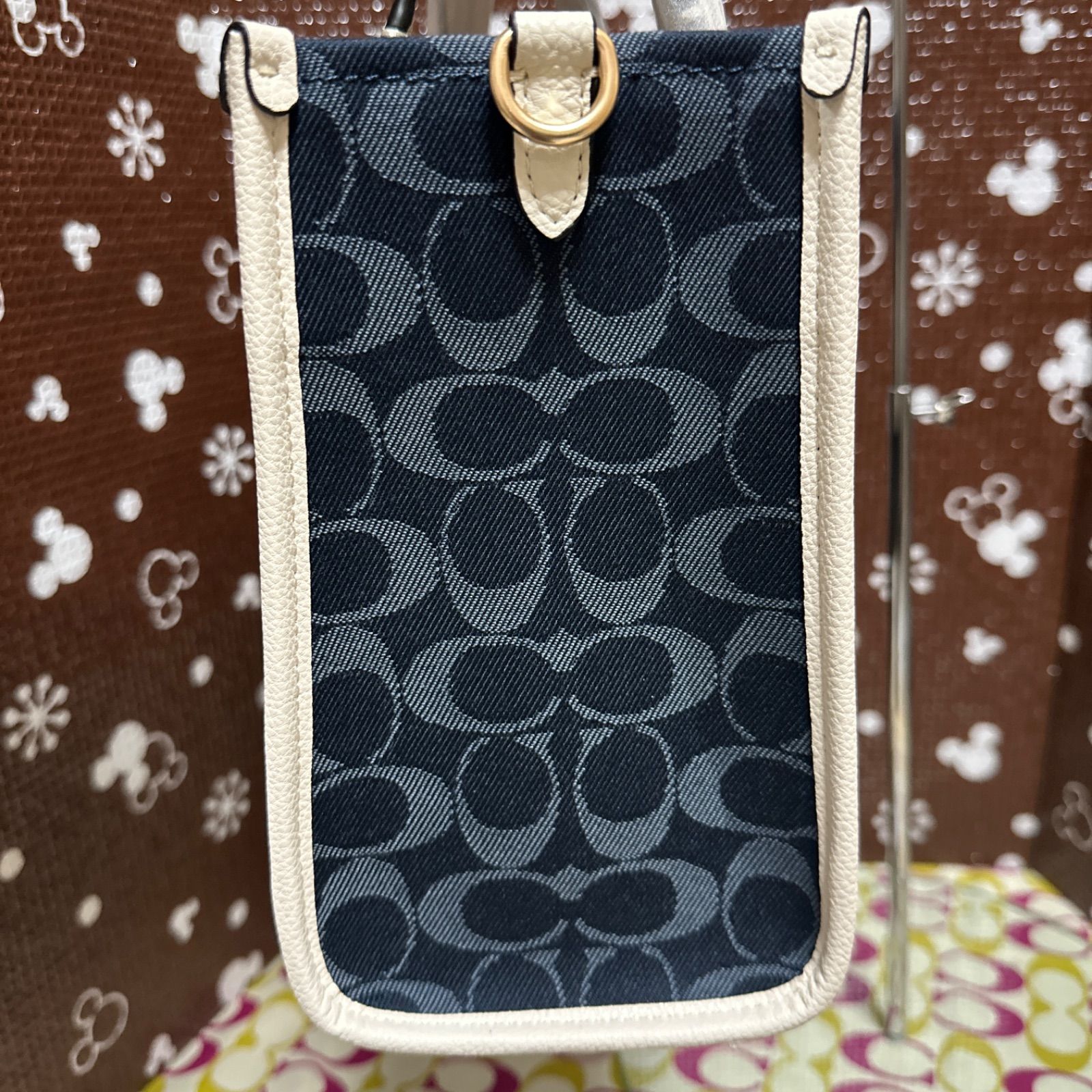 新品☆COACH デンプシー トート 22 シグネチャー ジャカード C5638