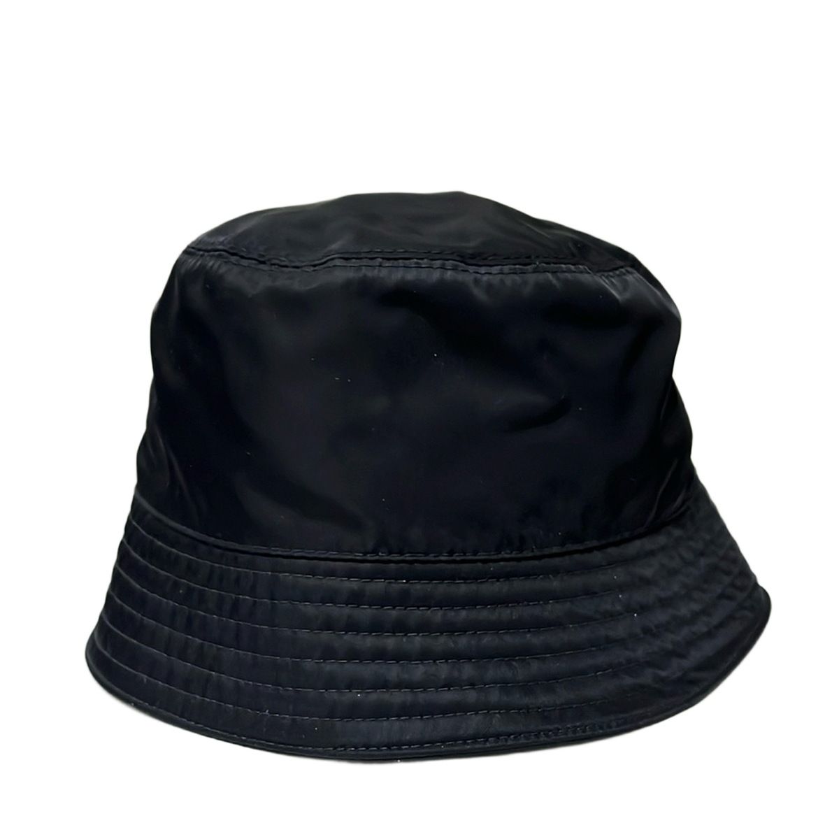 PRADA プラダ ハット S - 黒 RE-NYLON|バケットハット|サイズ S