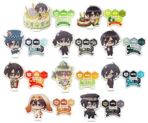 小物(キャラクター)　全10種セット 「PSYCHO-PASS サイコパス 宜野座バースデー アクリルスタンドコレクション ver.B」 ノイタミナショップ限定 PSYCHO-PASS サイコパス » PSYCHO-PASS 宜野座バースデー