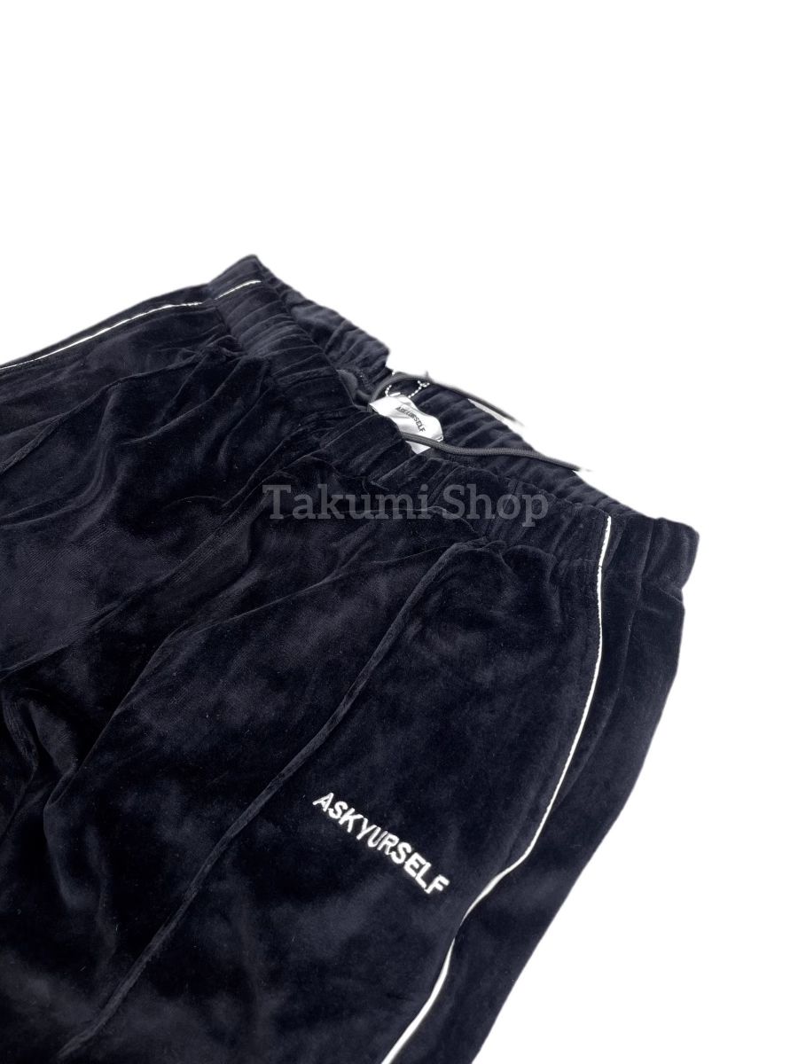 美品 askyurself アスクユアセルフ ベロア トラック セットアップ M 美品 askyurself アスクユアセルフ ベロア トラック