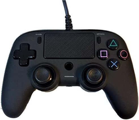 NACON Wired Compact Controller Esports コンパクトコントローラー PS4| PC 有線 ブラック 並行輸入品