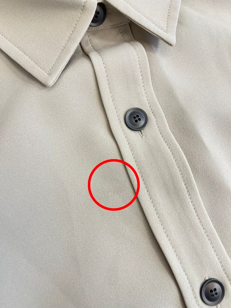 Soeju ソージュ　ソフトオックスシャツワンピース　ベージュ　XS