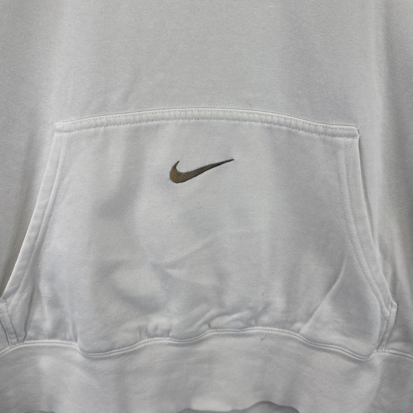 古着 ナイキ NIKE パーカー ワンポイントロゴ刺繍 センタース