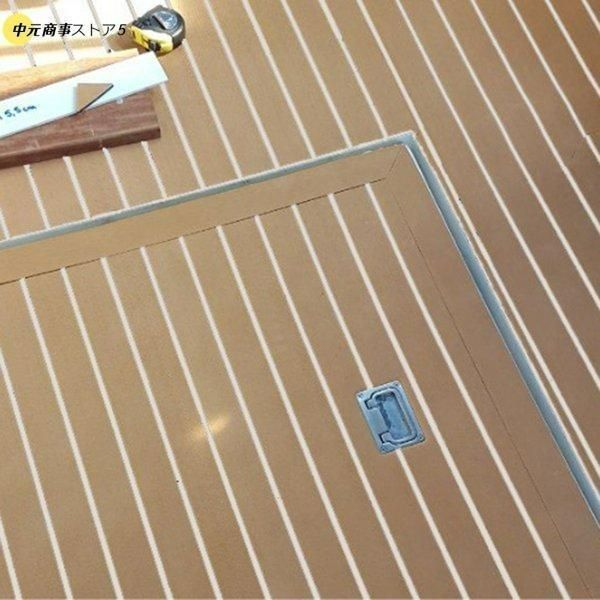 マリンボート 2400x900x6mm EVAフォーム チークデッキシート 粘着性 フローリング フェイクチークデッキシート カーカーペットフロアマッ Amazon.co.jp: ボートデッキシートマットフローリング マリン
