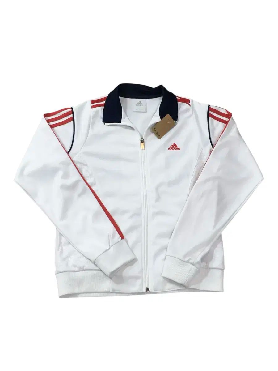 アディダス レッド 3本線 白 トラックジャージ