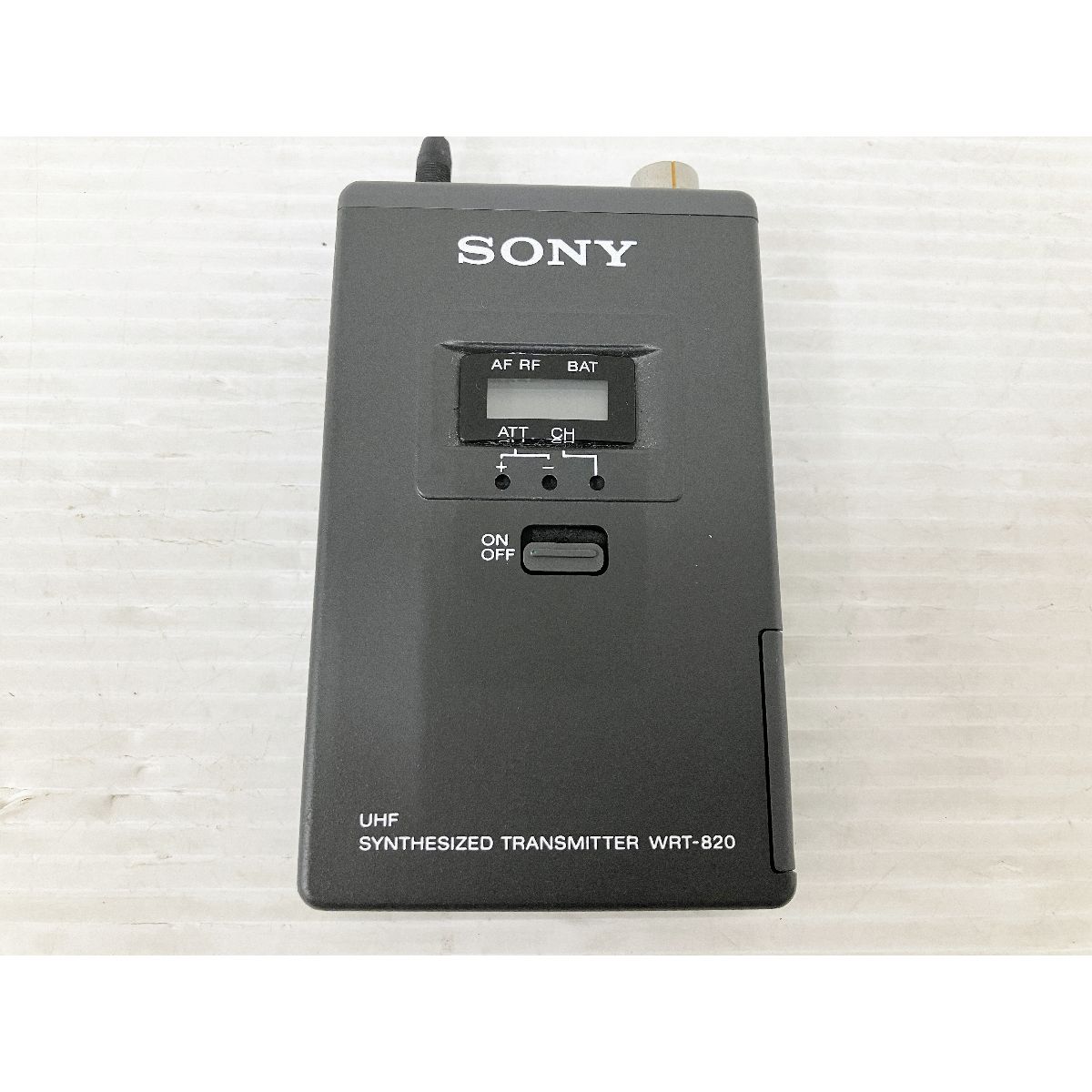 SONY WRT-820 UHFシンセサイザー トランスミッター ワイヤレスマイクロフォン ソニー 中古 訳有 O8991272 - メルカリ