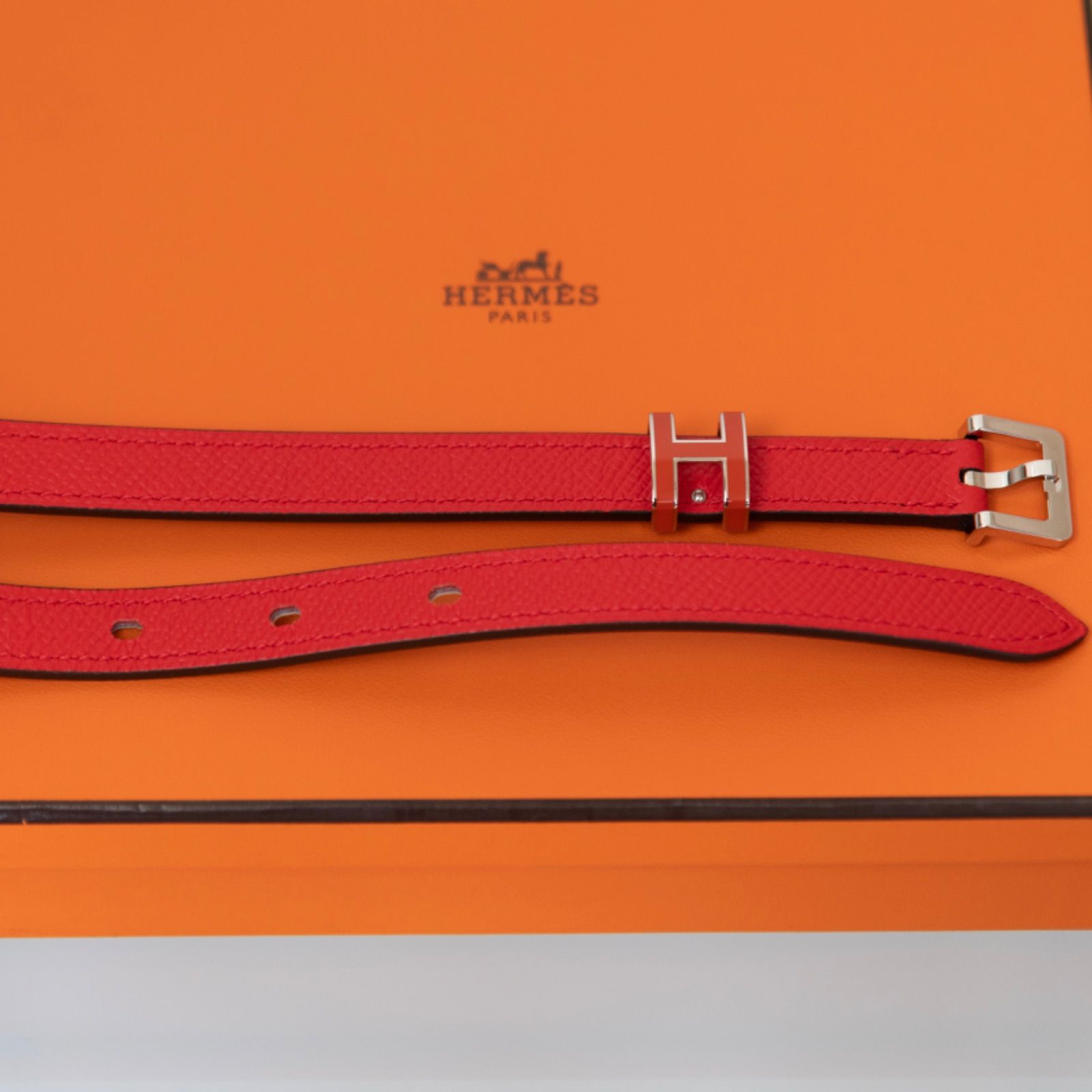 B品セール エルメス Hermes ポップアッシュ 15 ナローベルト ヴォー