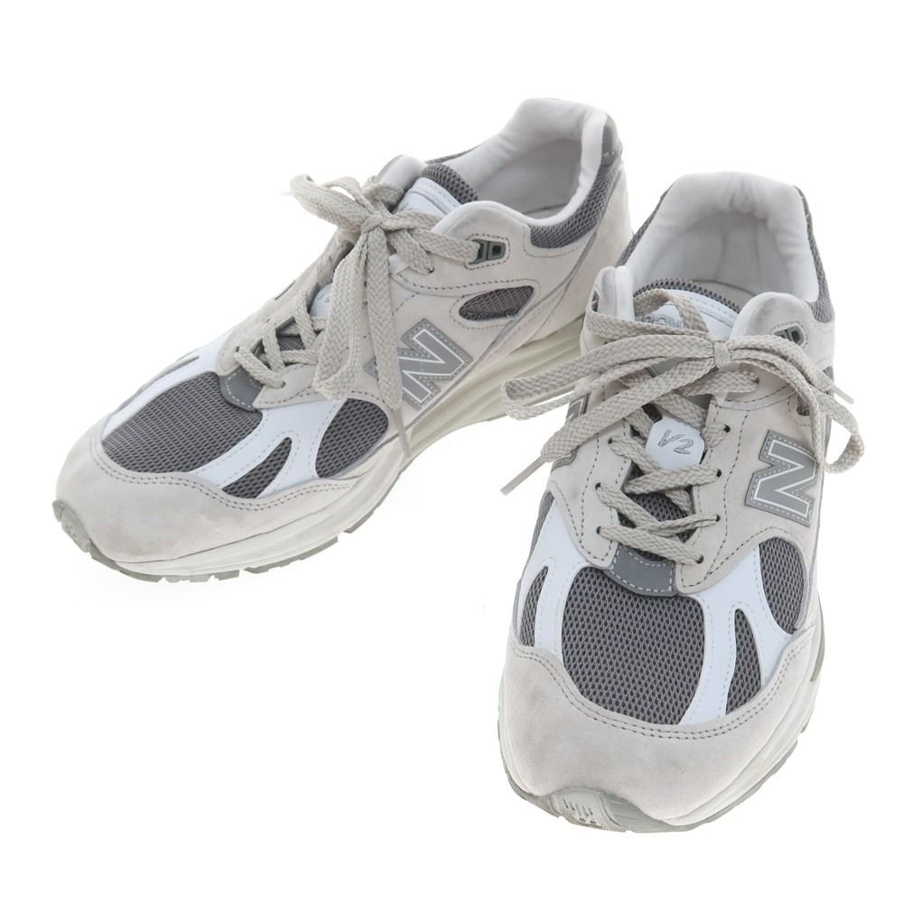 ニューバランス NEW BALANCE 991LG2 スニーカー ライトグレー サイズ9 メンズ