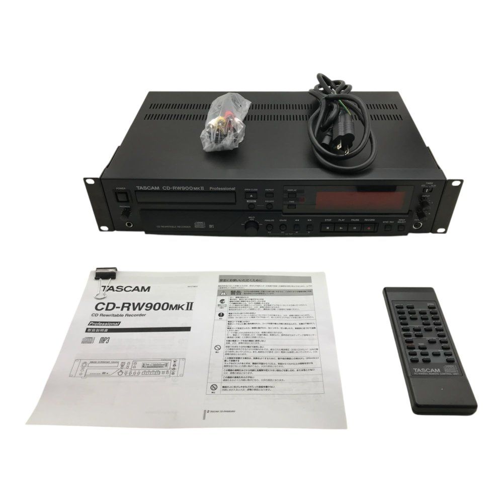 再度値下 良品・動作確認済み ええ TASCAM CD-RW900MK2(国内正規品)