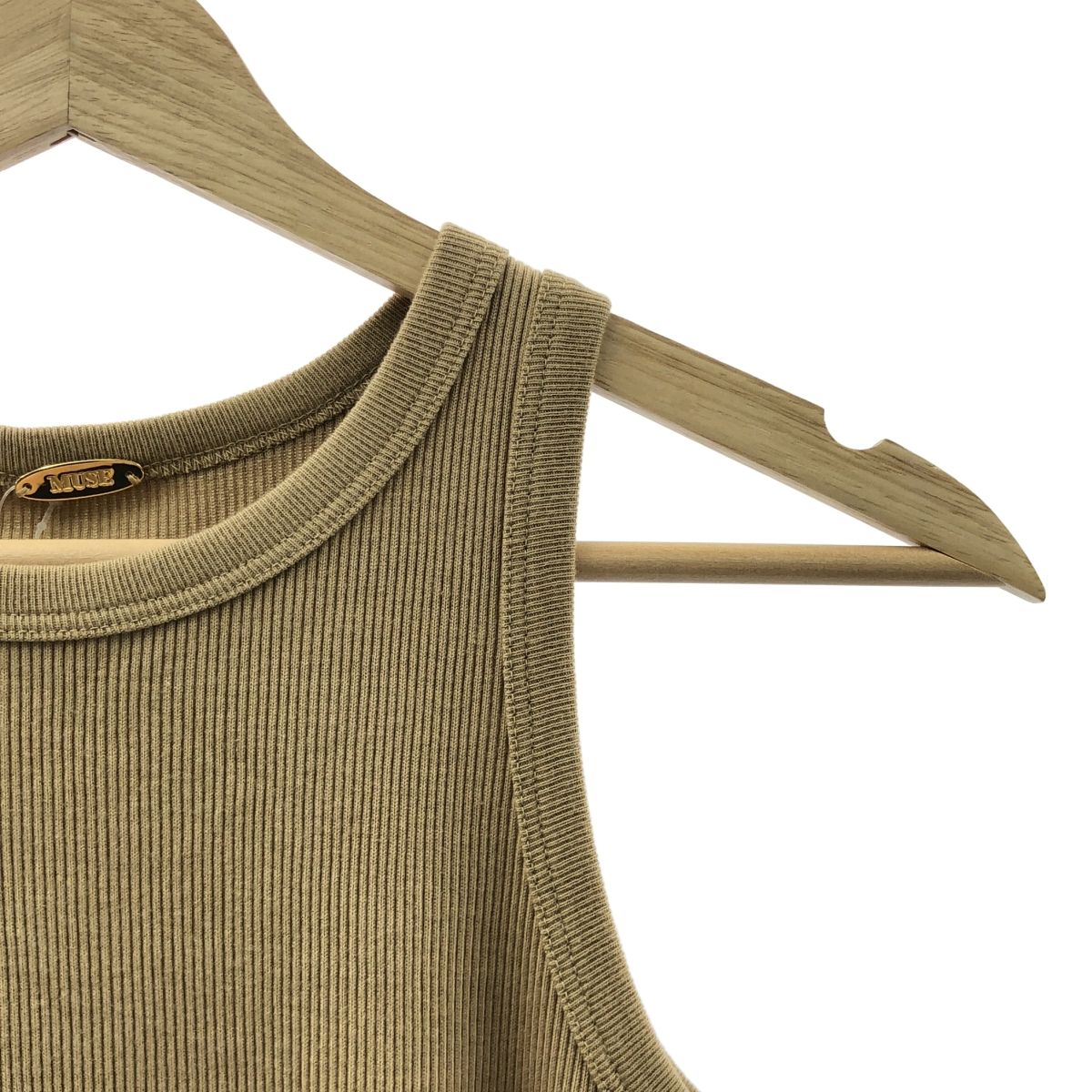 Deuxieme Classe Loosey リブタンクトップ　フリー　ベージュ 追加 Looseyリブ タンクトップ（タンクトップ）｜Deuxieme