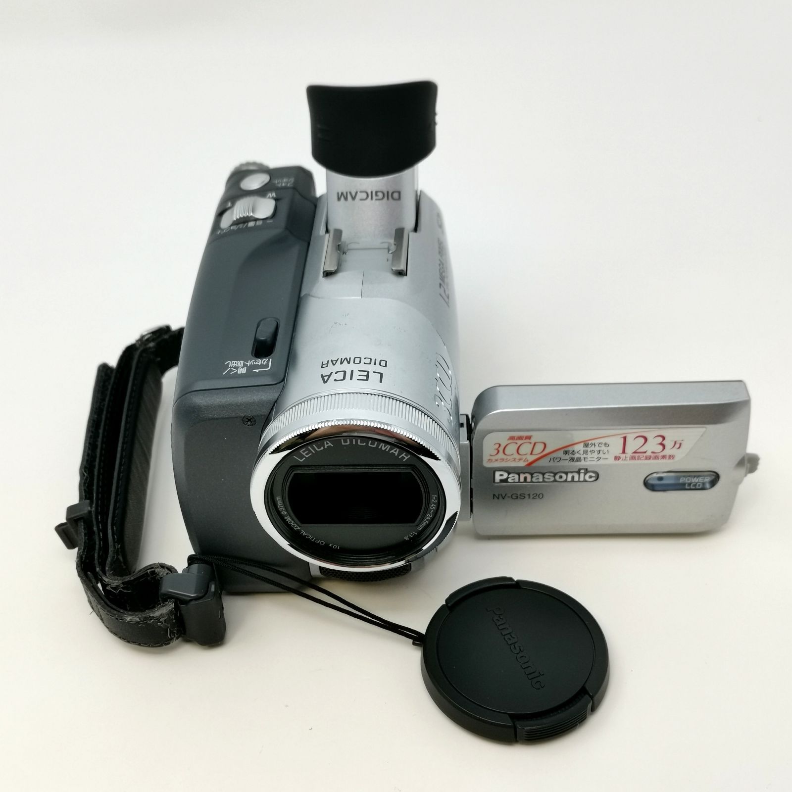 Panasonic ビデオカメラNV-GS120、良品。 Panasonic NV-GS120 Mini DV Digital Video Camera Camcorder 3CCD, US