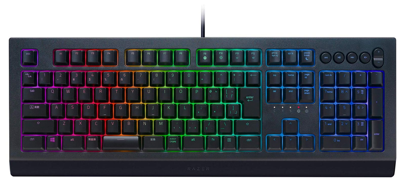 Razer Cynosa V2 JP ゲーミングキーボード 日本語配列 メンブレン 販売
