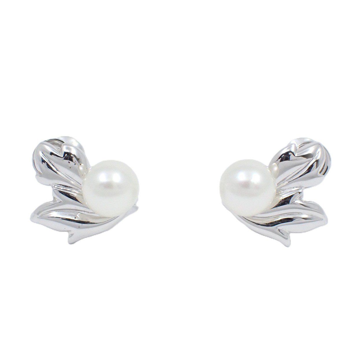 MIKIMOTO ミキモト リーフモチーフ イヤリング シルバー|パール いおき質店 管理2