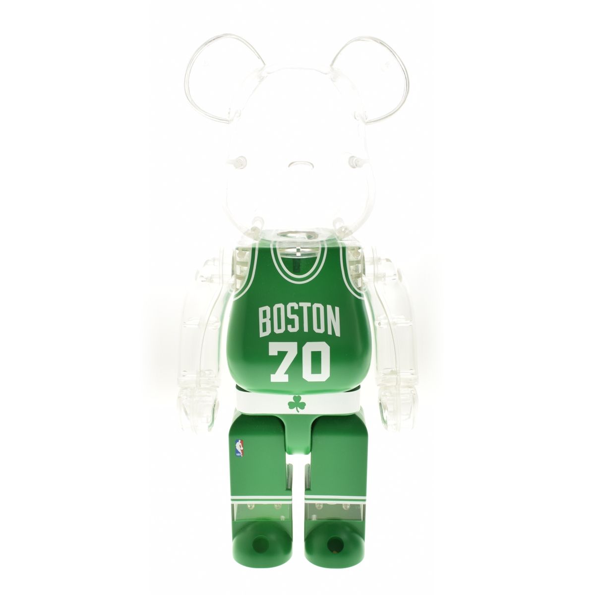 MEDICOMTOY×MILK×NBA 70th Anniversary ボストン セルティックス クリアベアブリック BE RBRICK 400%フィギュア