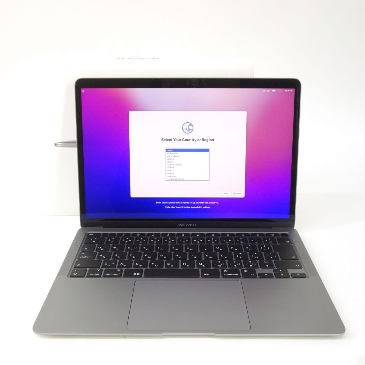 Apple MacBook Air M1 2020 8GB 256GB MGN63J|A スペースグレイ