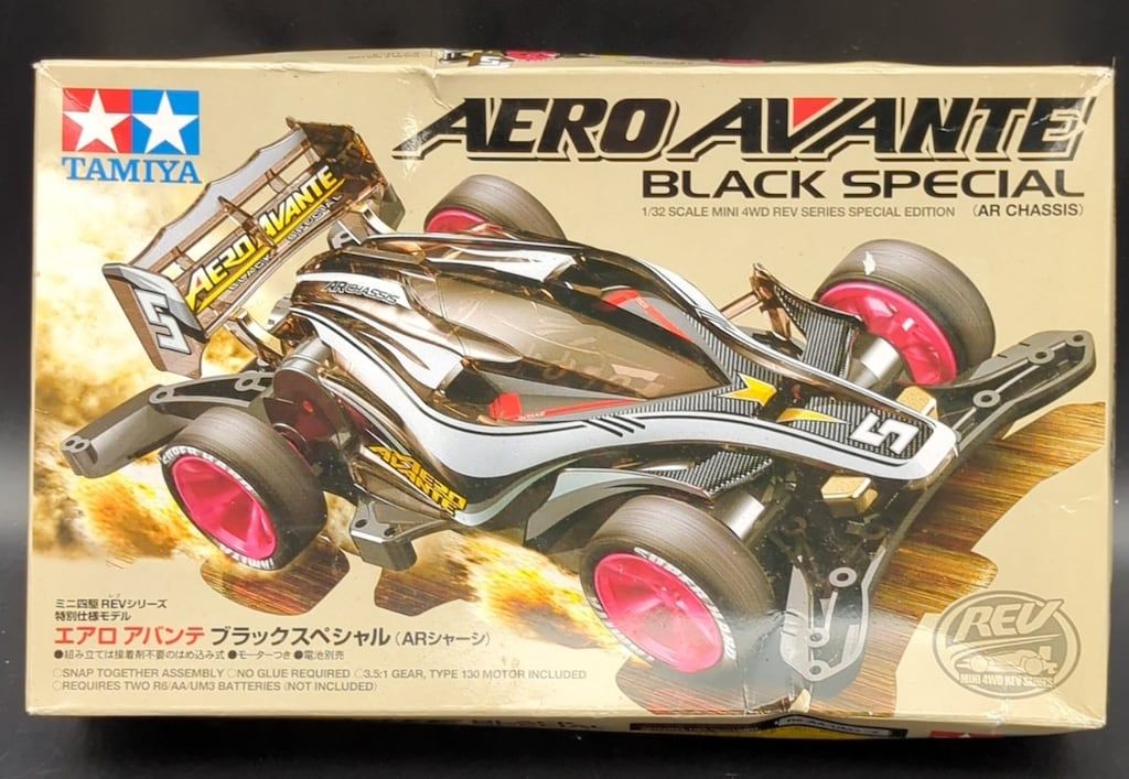 特別仕様モデル エアロアバンテ ブラックスペシャル ミニ四駆REV