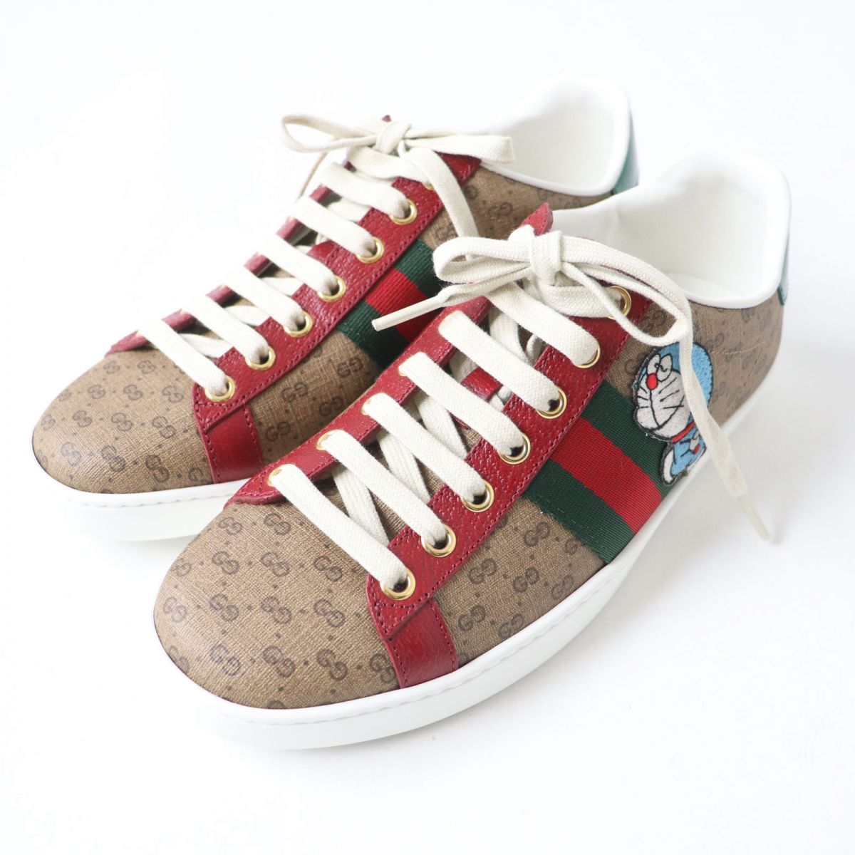 未使用☆GUCCI グッチ×ドラえもん 655034 シェリーライン GGスプリーム