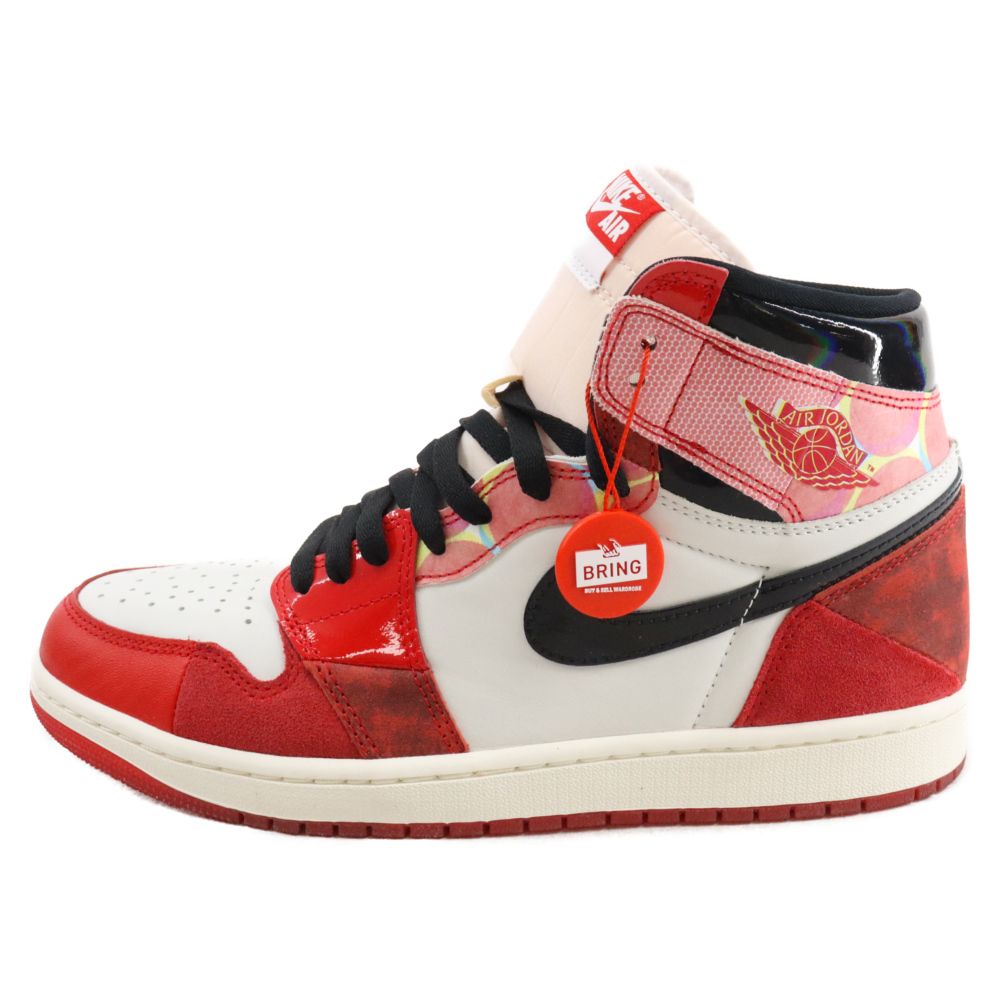 NIKE (ナイキ) AIR JORDAN 1 RETRO HIGH OG SPIDER-MAN エアジョーダン1 レトロハイ オリジナル  スパイダーマン ハイカットスニーカー レッド US10 DV1748-601 - メルカリ