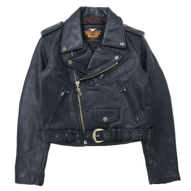 希少MA-1タイプ◇HARLEY-DAVIDSON◇オールレザースタジャン427 かわゆく 