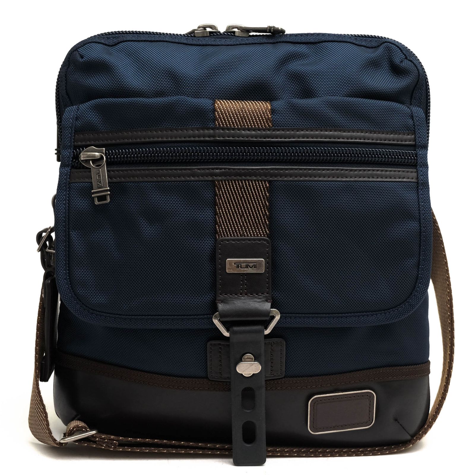 トゥミ／TUMI バッグ ショルダーバッグ 鞄 メンズ 男性 男性用 ナイロン レザー 革 本革 ネイビー 紺  222304NVY2 ALPHA BRAVO ANNAPOLIS ZIP FLAP HICKORY アルファブラボ アナポリス・ジップ・フラップ 