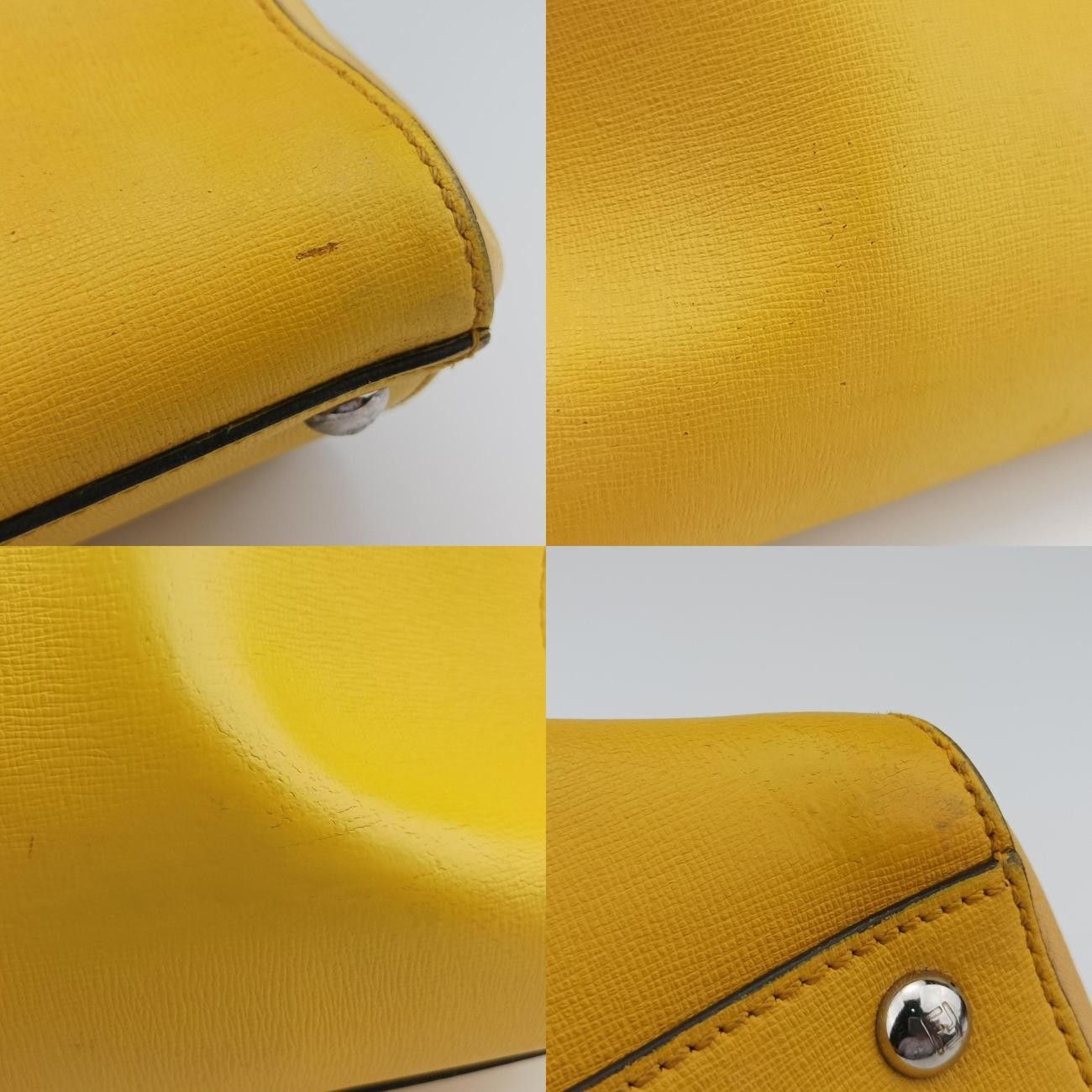 フェンディFendiトゥージュールイエローレザー8BH25000835200