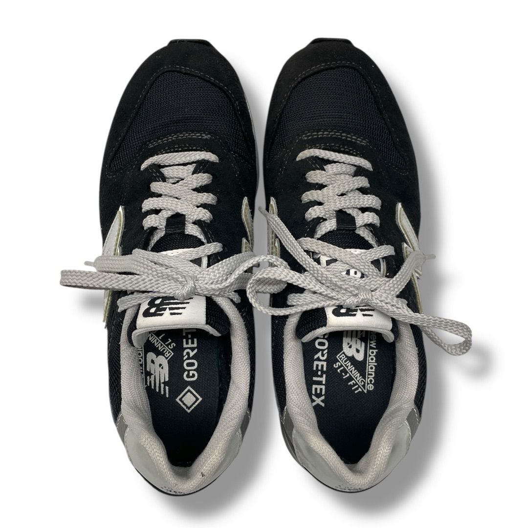 【美品】New Balance スニーカー ブラック/グレー new balance ニューバランス GORE-TEX ゴアテックス スニーカー
