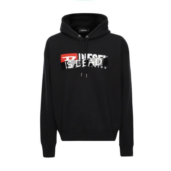 ディーゼル DIESEL パーカー M HC-S-DIVISION FELPA ブラック - メルカリ 