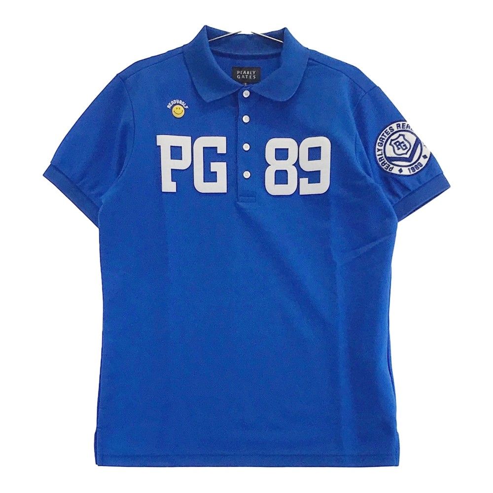 サイズ：5 PEARLY GATES パーリーゲイツ 半袖ポロシャツ ブルー