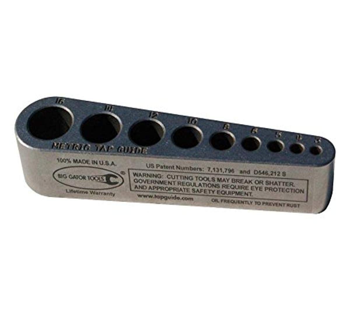 新品 Big Gator Tools MTG500NP 垂直 ネジ山あけ タップガイド M 1.6 - 16 mm 9ホール