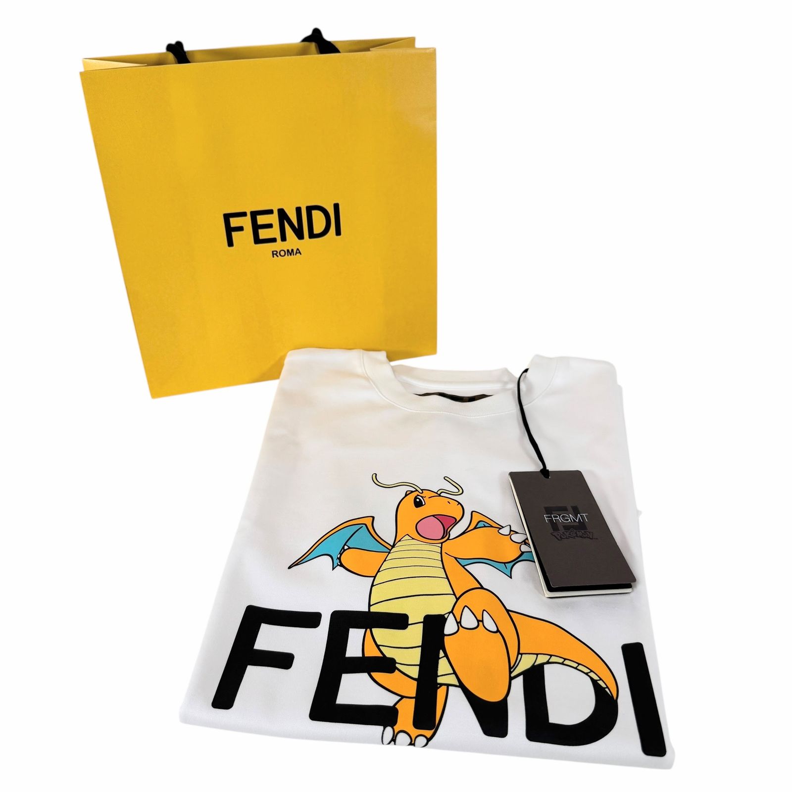 ■新品未使用■フェンディ■Tシャツ■カイリュー■ポケモン■フラグメント■XS FENDI×FRGMT×POKEMON Tシャツ | 新品未使用 - lia makana