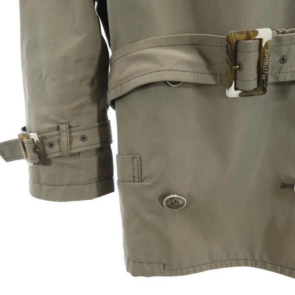 ヒステリックグラマー トレンチ風 ジャケット M カーキ HYSTERIC  