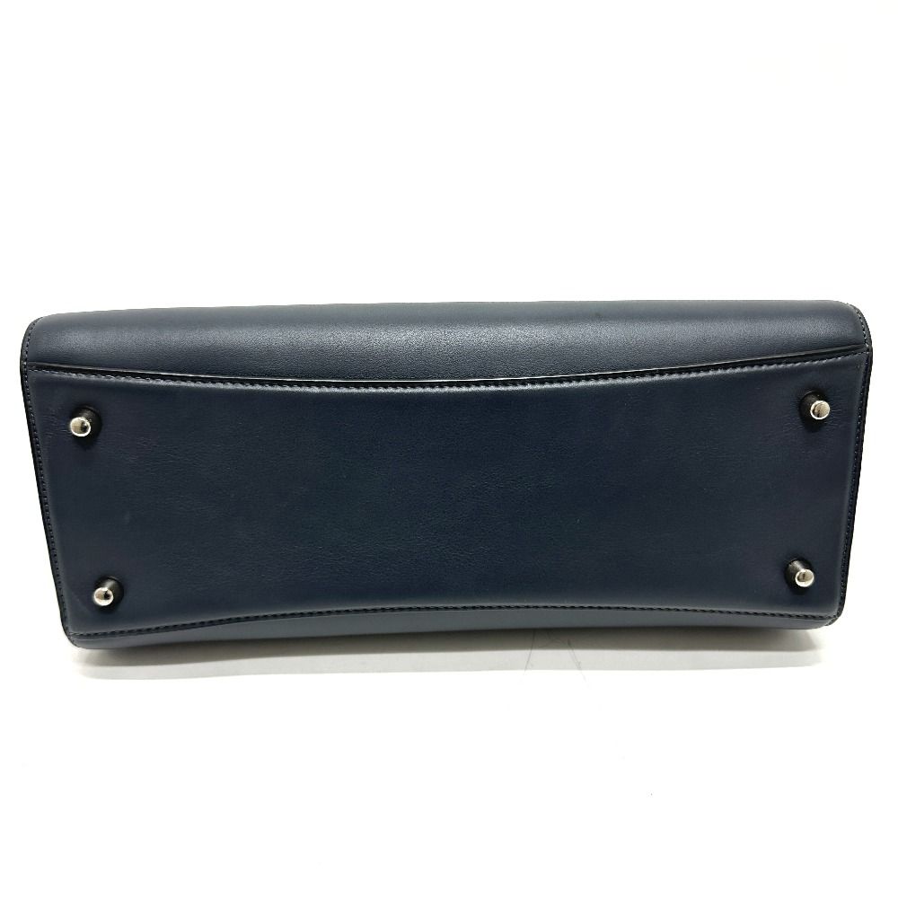 MARC JACOBS マークジェイコブス トートバッグ ターンロック レザー グレー