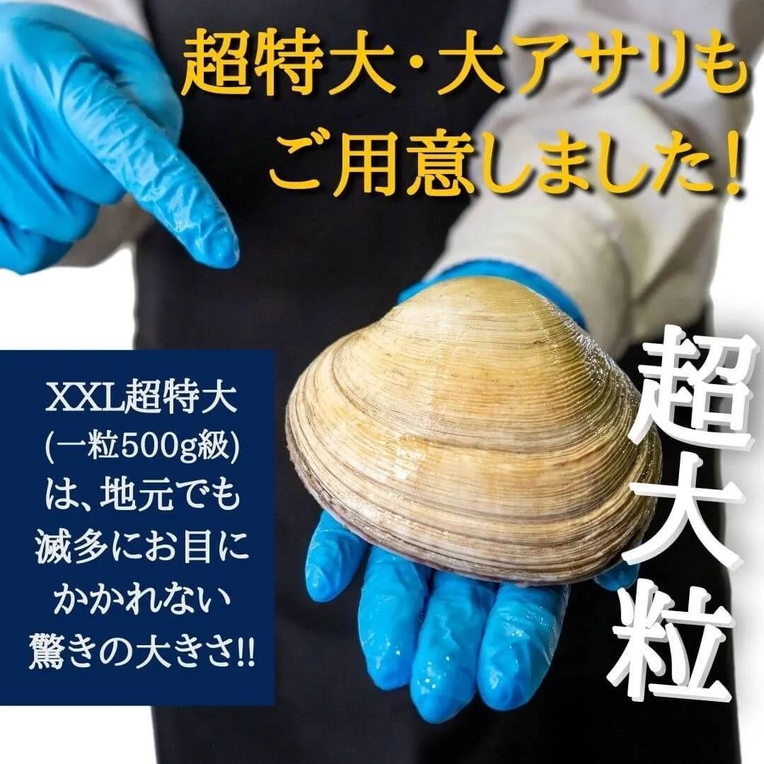 愛知産・天然特上大アサリ5kg＋専用だし醤油5本(300ml×5)セット（海鮮 BBQ バーベキュー）手洗い・半割・下処理済みであとは焼くだけ！CAS冷凍で新鮮そのもの