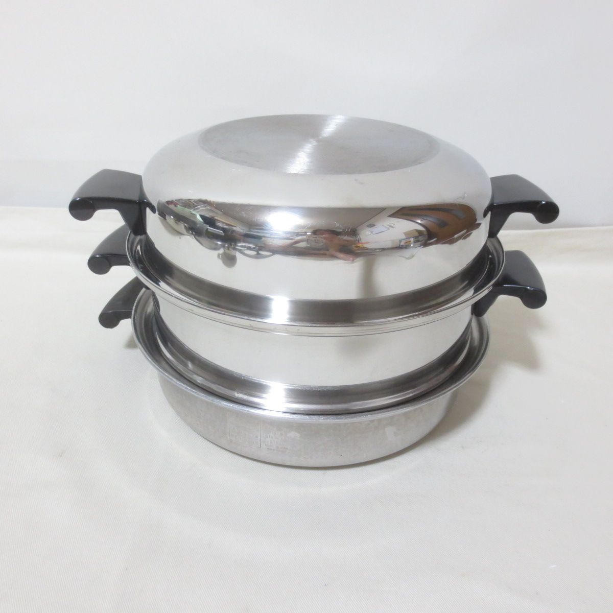 W427 Amway アムウェイ クイーン シチューパン セット 6L 鍋 蒸し器