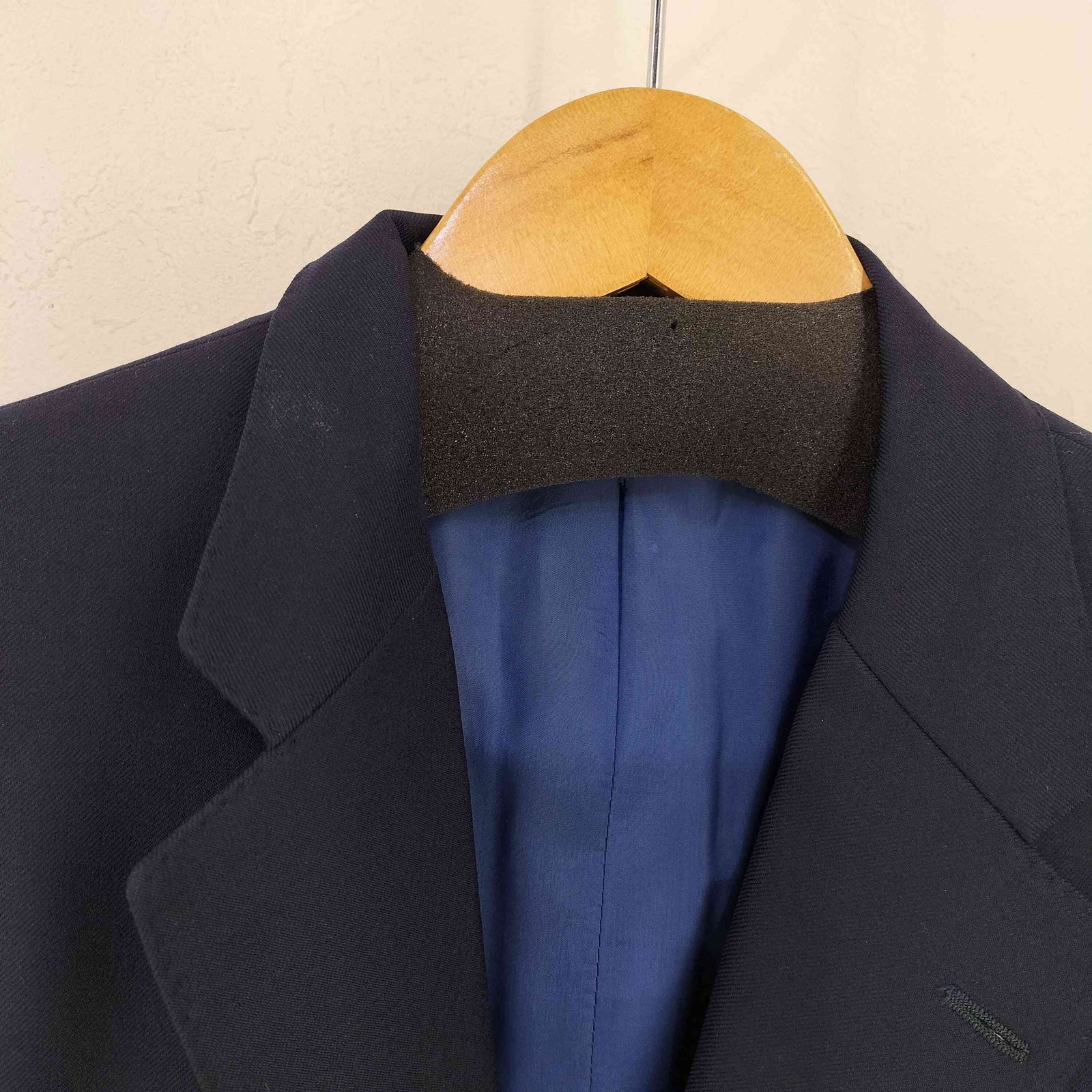 ビームスエフ BEAMS F 段返り 金ボタン 紺ブレ テーラードジャケット