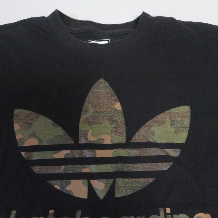 古着 メンズS adidas originals/アディダス オリジナルス Tシャツ 半袖 スポーツMIX カジュアル ブラック BR4997 -  メルカリ