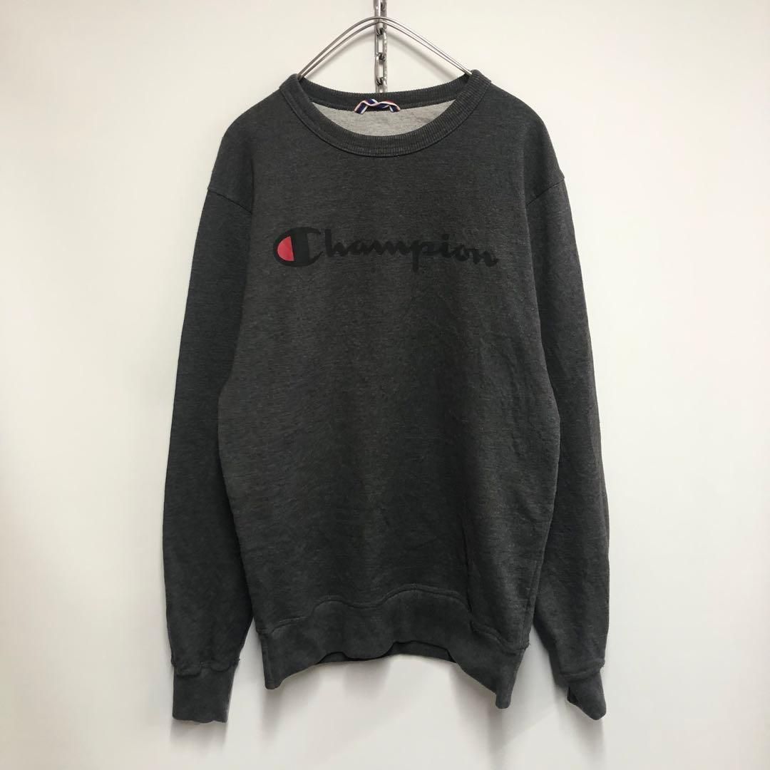 美品】Champion スウェット ダークグレー レディースL - メルカリ