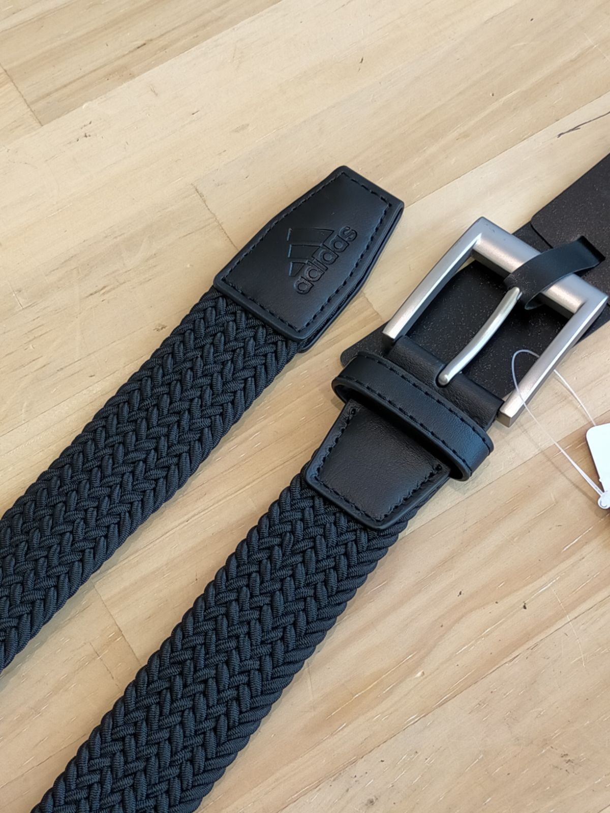 adidas Golf braided stretch belt in black