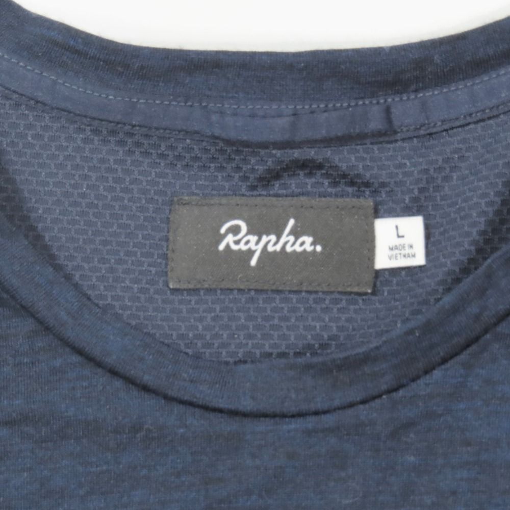 美品 Rapha ラファ 半袖 Tシャツ ロゴ 刺繍 ストレッチ素材 カットソー