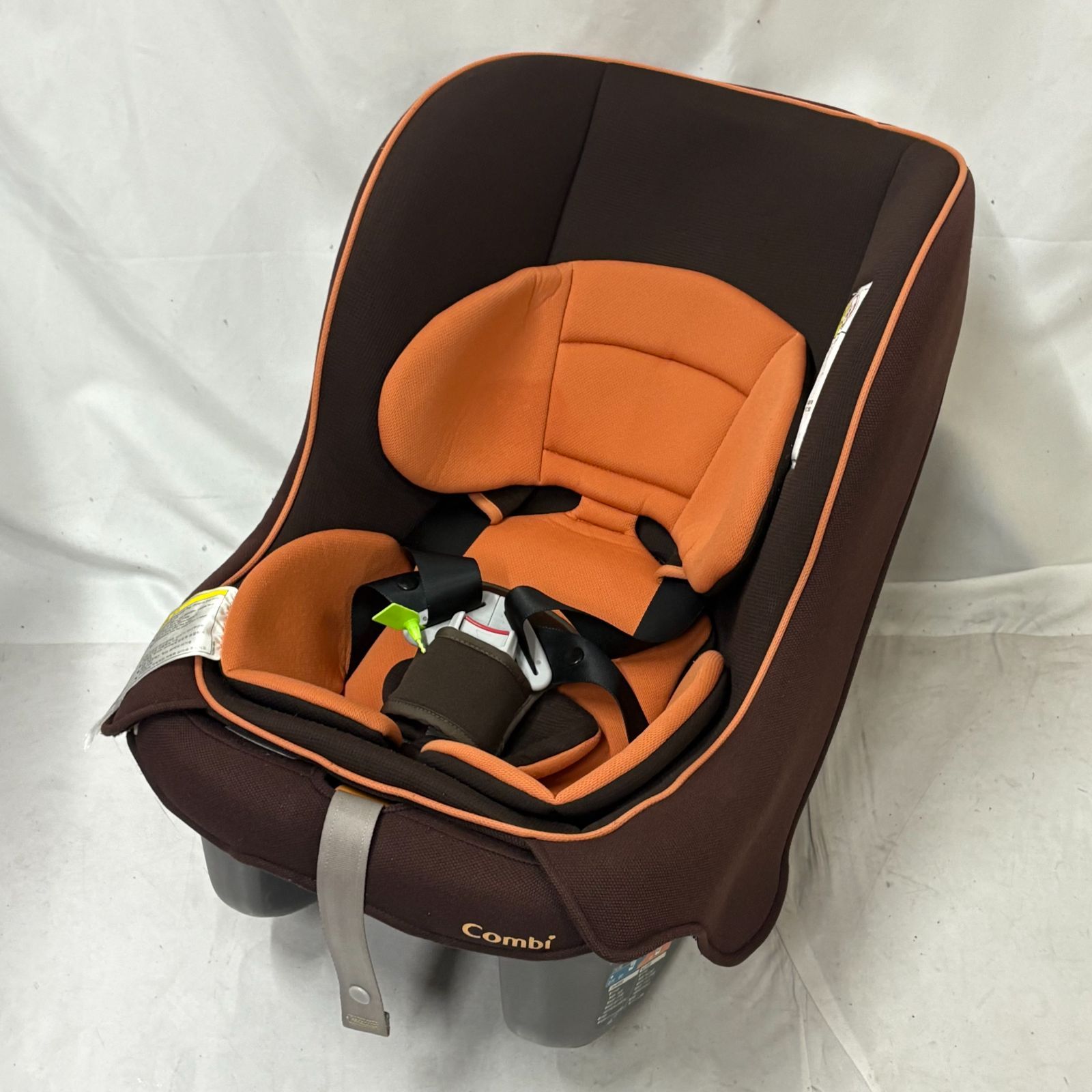 美品Combi 車用チャイルドシート オレンジ・ブラウン Combi コンビ ミニマグランデS UB チャイルドシート オレンジ - メルカリ