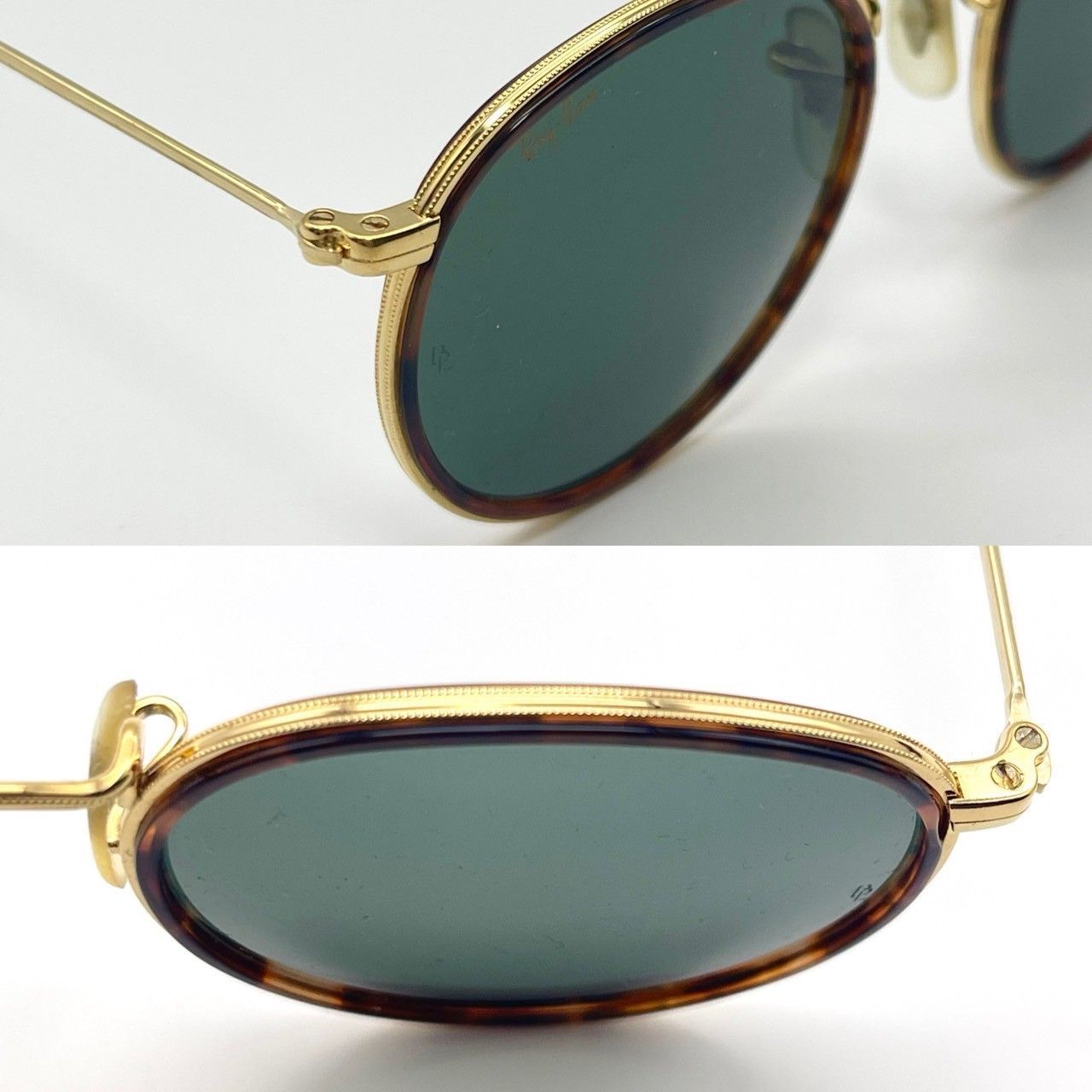 レイバン サングラス アイウェア プラスチック ブラウン ロゴ 美品 70616 Ray-Ban レイバン ロゴ サングラス アイウェア レディース