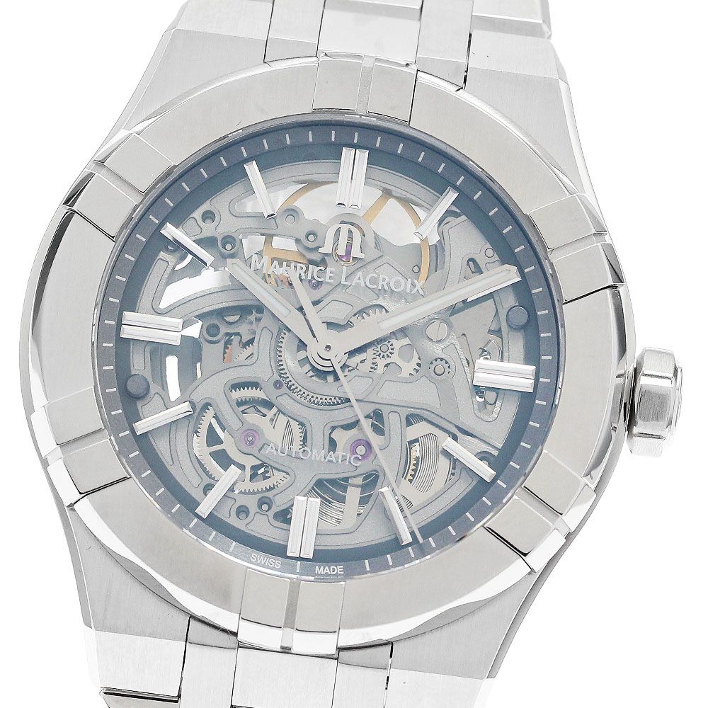 モーリス ラクロア Maurice Lacroix AI6007-SS002-030-1 アイコン 自動巻き メンズ 箱 保証書付き_890399