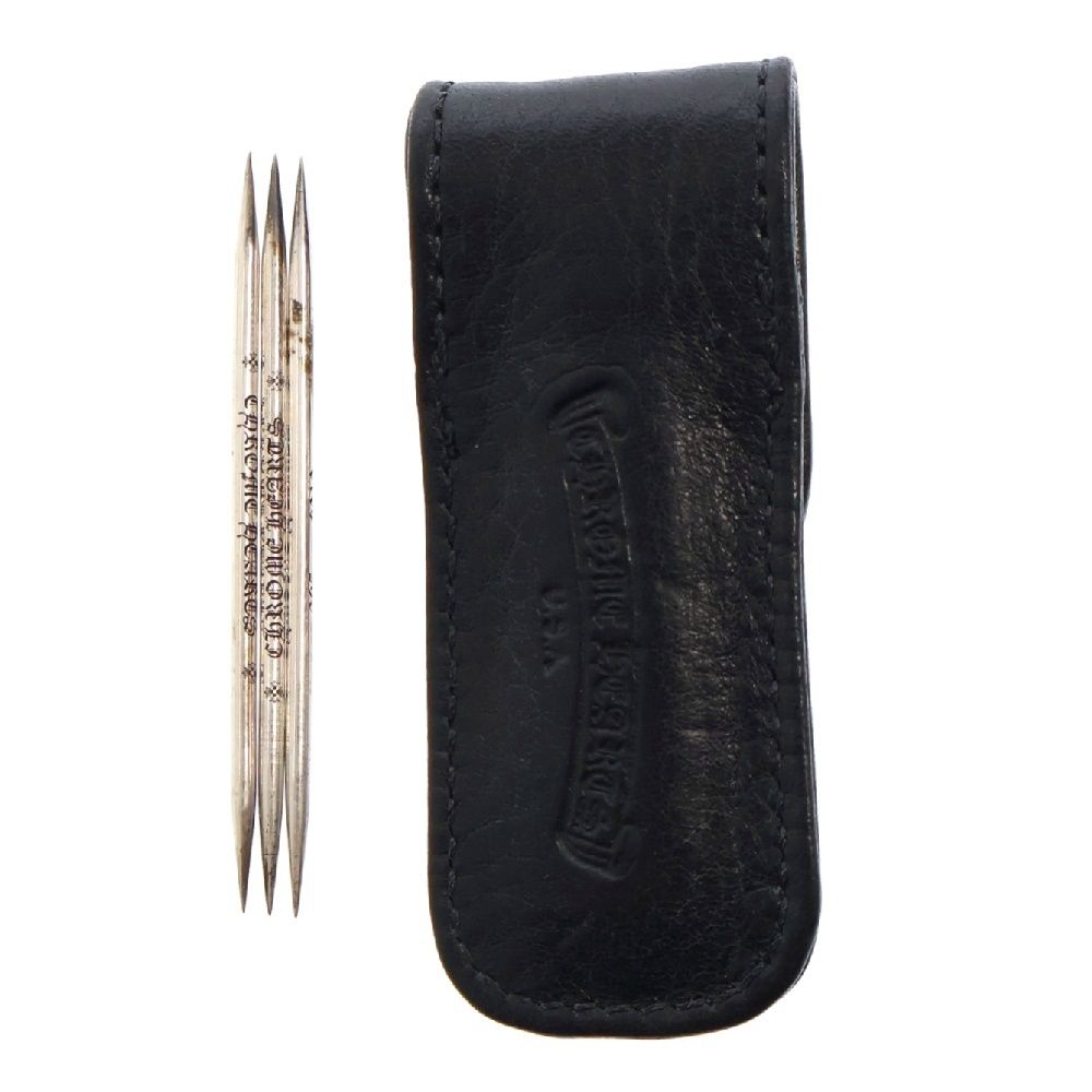 クロムハーツ　未使用　黒　トゥースピックケース CHROME HEARTS (クロムハーツ) TOOTHPICK CASE トゥースピック