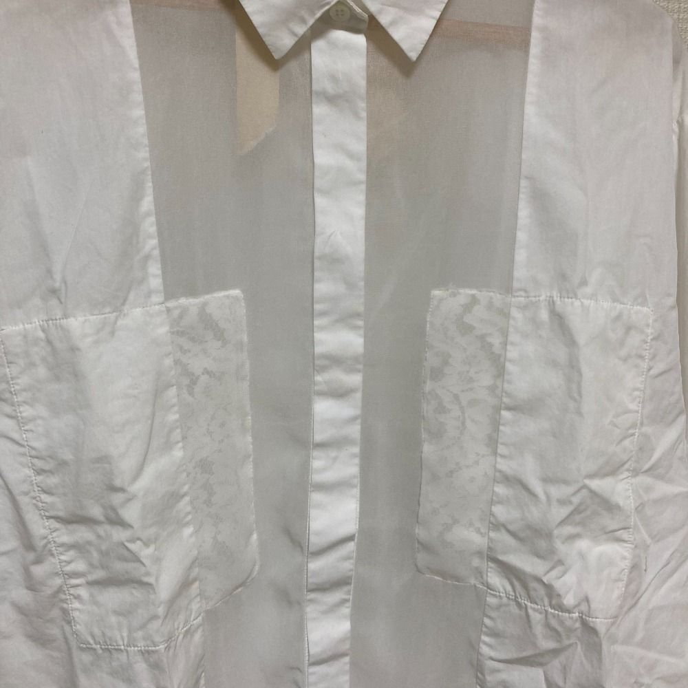 美品 Nº21 ヌメロヴェントゥーノ ロングスリーブ レース シャツ サイズ  