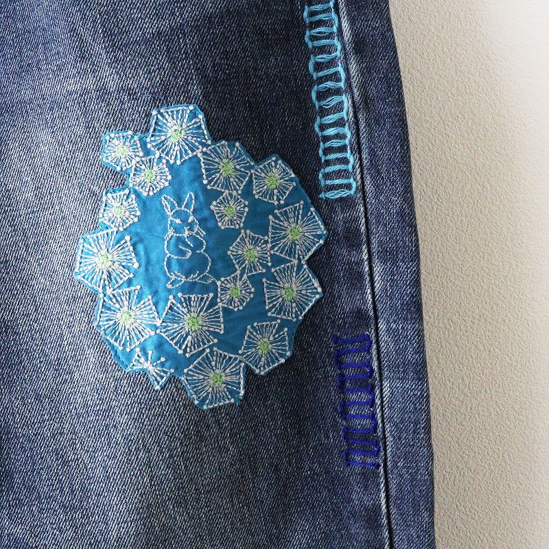 おおらかな 2025MS 今季 品 マーブルシュッド marble SUD rhythm rough DENIM デニムパンツ M ネイビー インディゴ 2400014522129