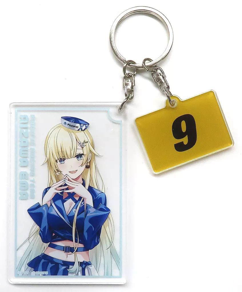 ぶいすぽっ！　pacific racing スポンサー限定グッズ　藍沢エマ　A 中古】キーホルダー 藍沢エマ カード型アクリルキーホルダー