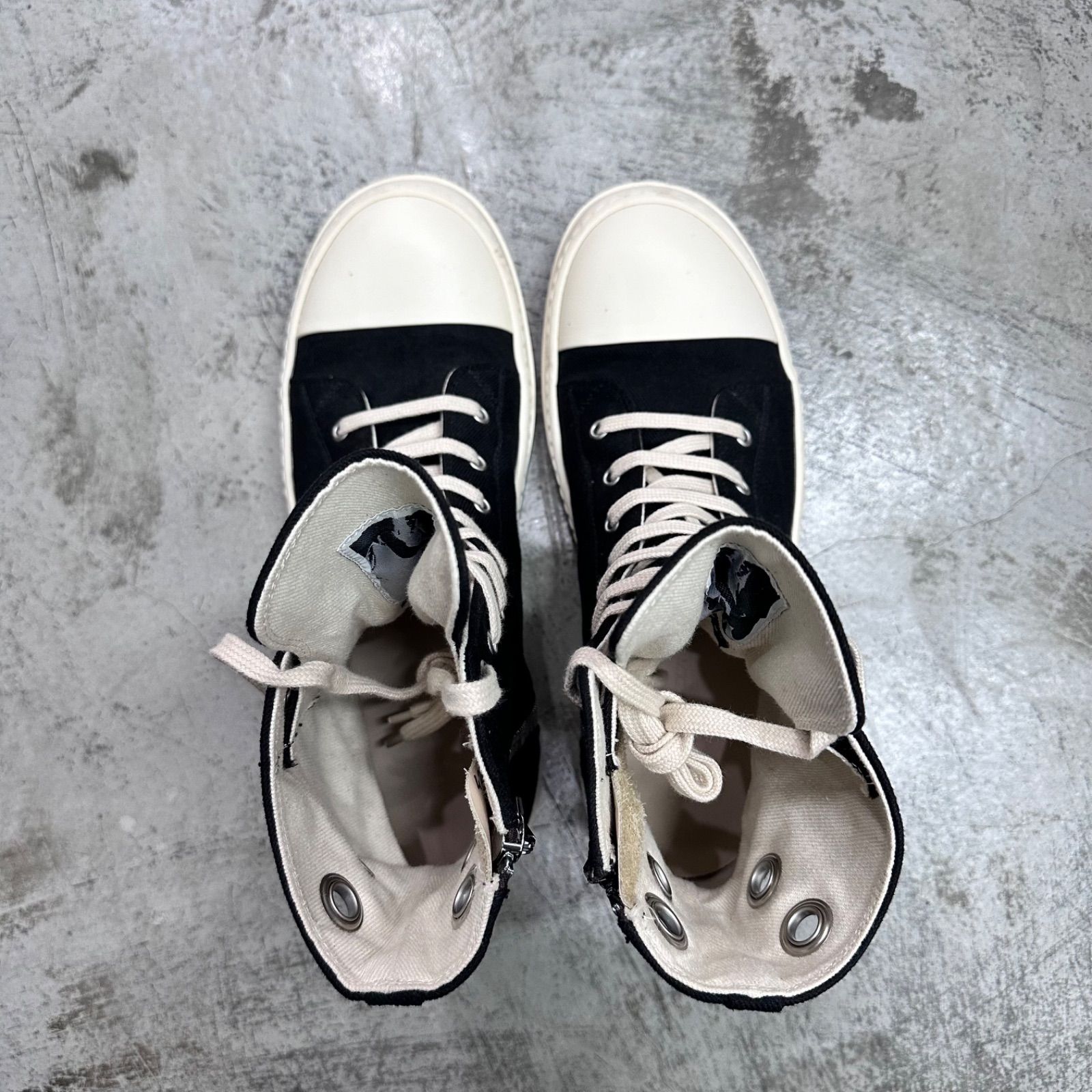 Rick Owens DRKSHDW Sneakers ラモーンズ ハイカットスニーカー リック 