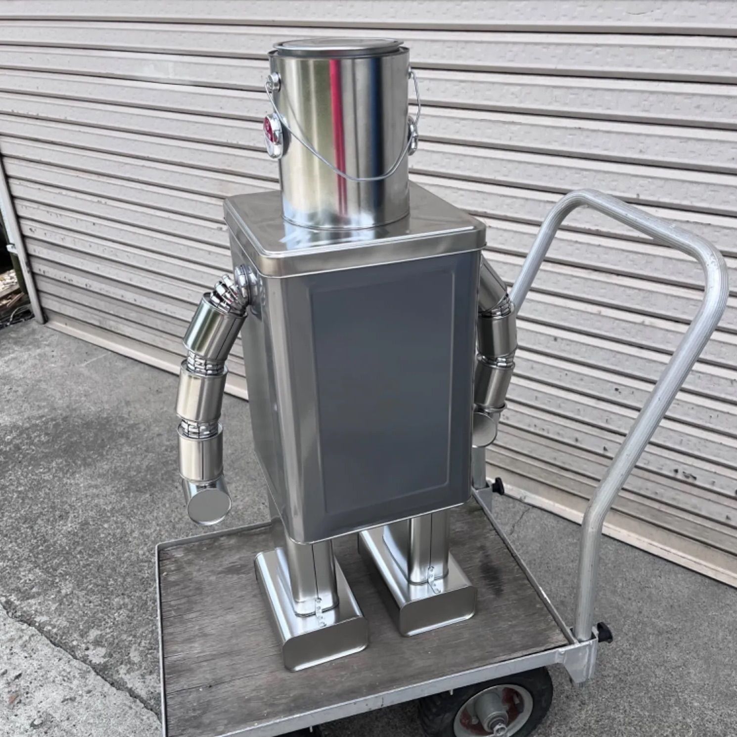 受注生産》イットカンロボ（ぜんまいなしタイプ）ロボット オブジェ 