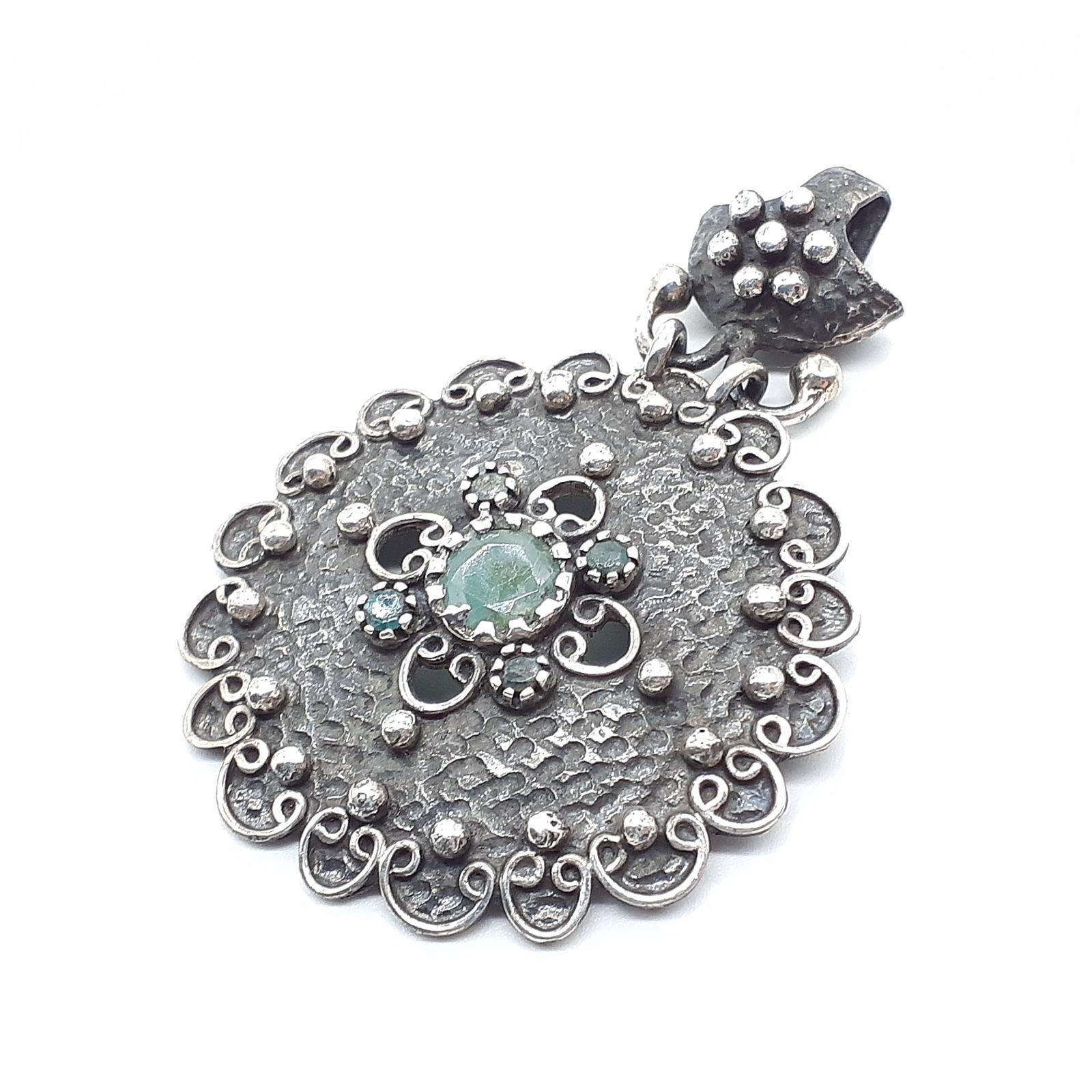 Sercan ペンダントトップ SILVER 925 シルバー エメラルド 