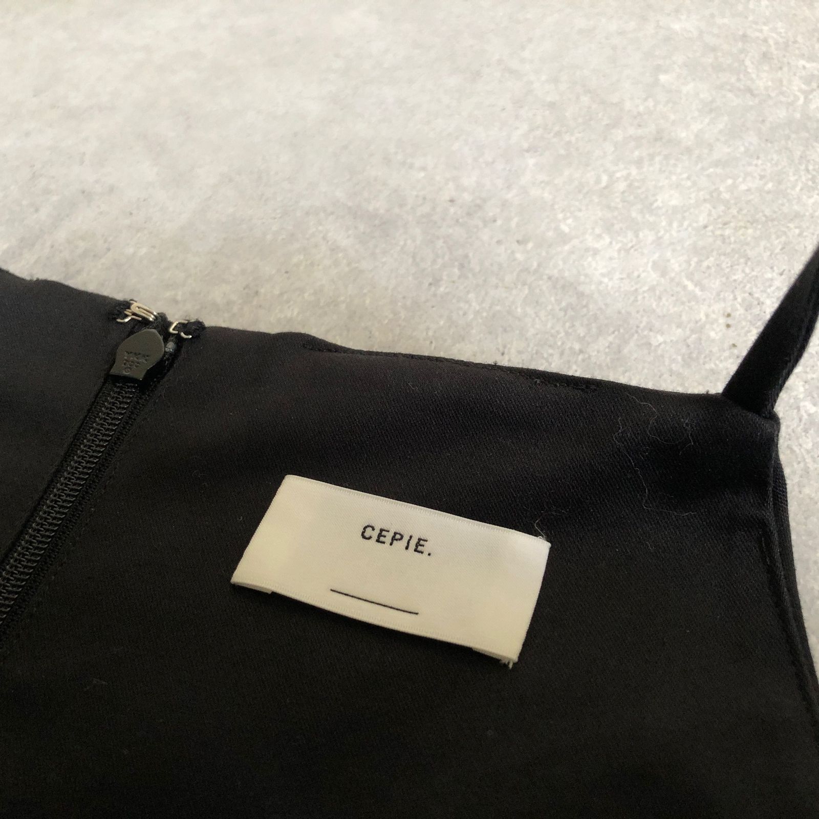 新品 定価2.9万 CEPIE. コットンサテン キャミ ワンピース